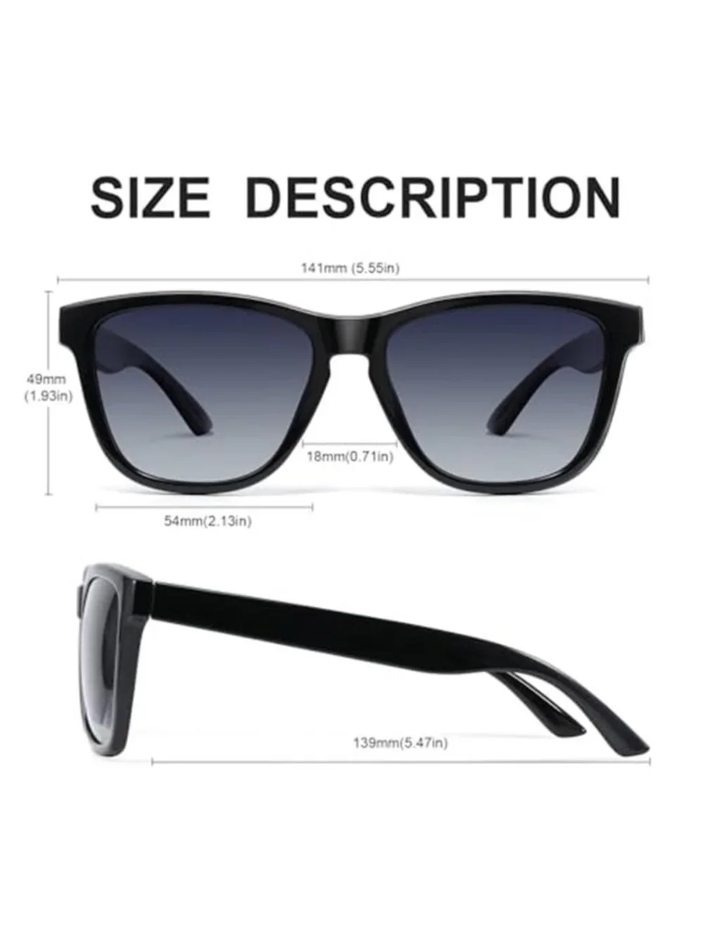 3 Pack Unisex Polarized Sunglasses Trendy Classic Retro Sunglasses UV Protection